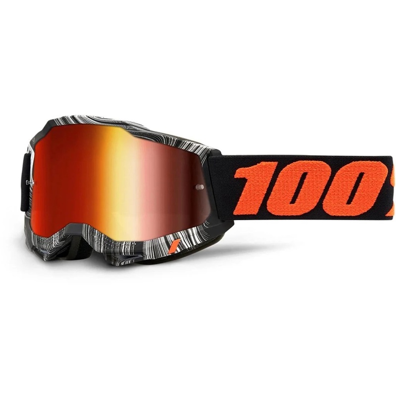 100% Accuri 2 Goggles Geospace - Mirror Red Lens