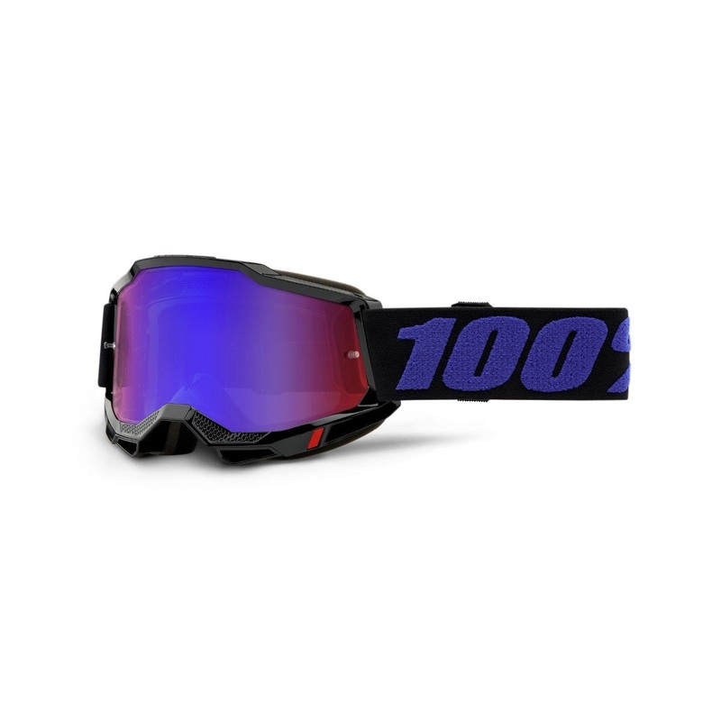 100% Accuri 2 Goggles Moore with Mirror Red/Blue Lens