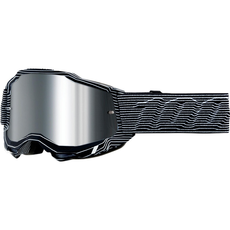 100% Accuri 2 Goggles Silo - Silver Flash Mirror Lens