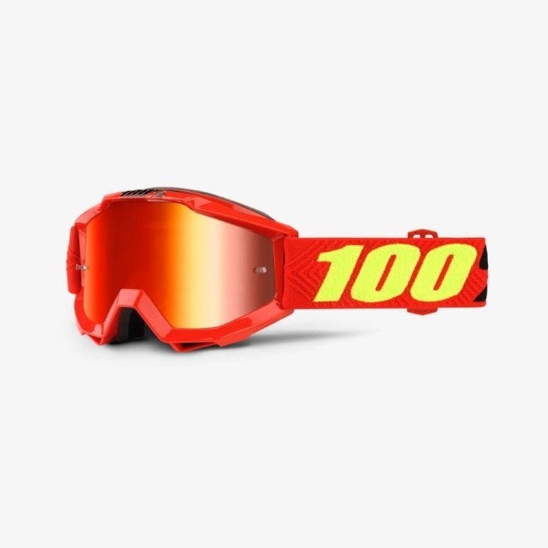 100% Accuri Youth Goggles Saarinen - Mirror Red Lens