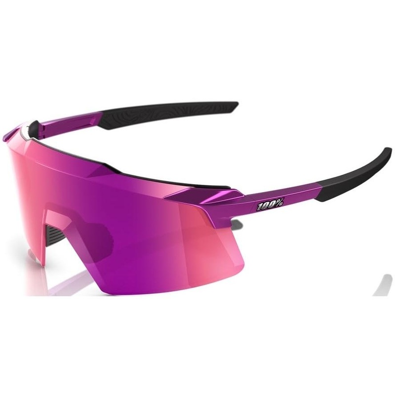 100% Aerocraft Sunglasses Gloss Purple Chrome - Purple Mirror Lens