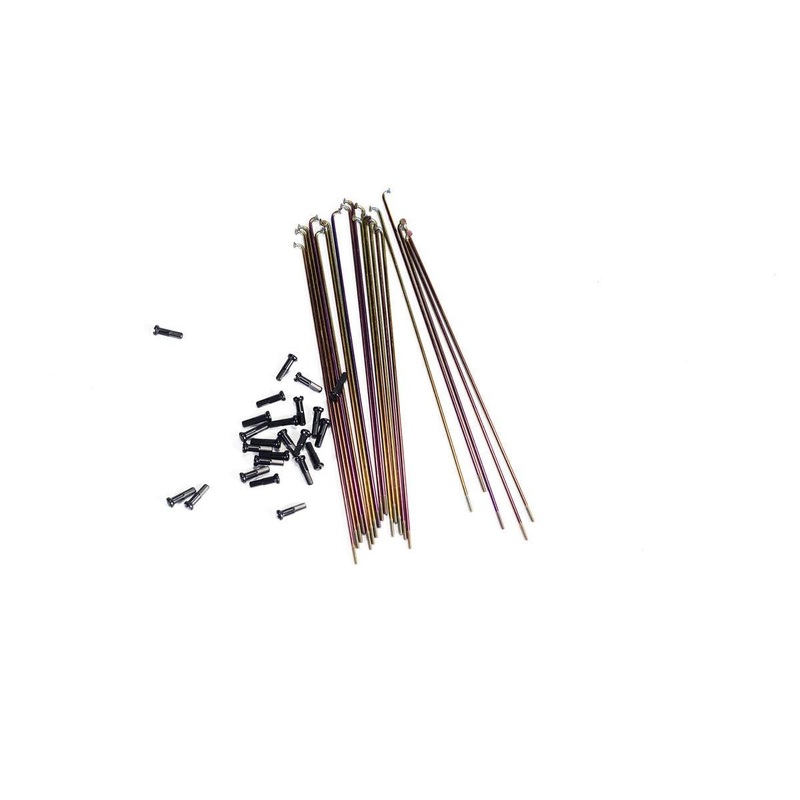 Colony Spokes 184mm Rainbow 20 Pack