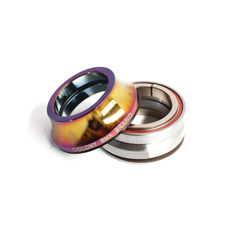 Colony Tall BMX Headset Rainbow