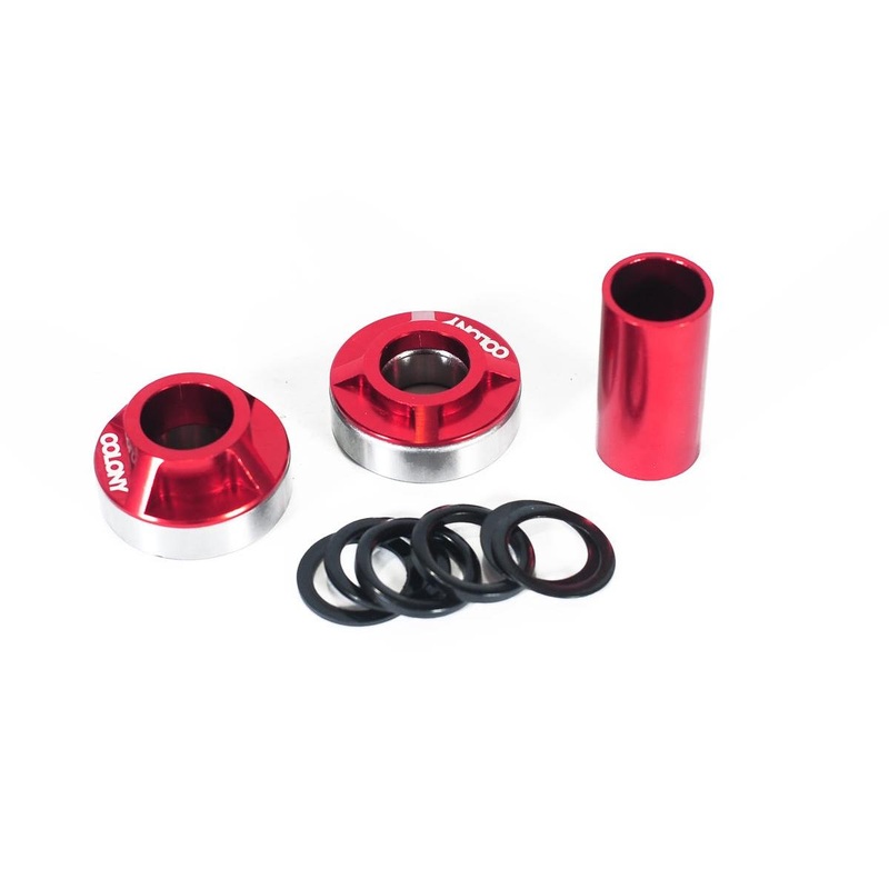Colony BMX Mid BB Kit 22mm Red