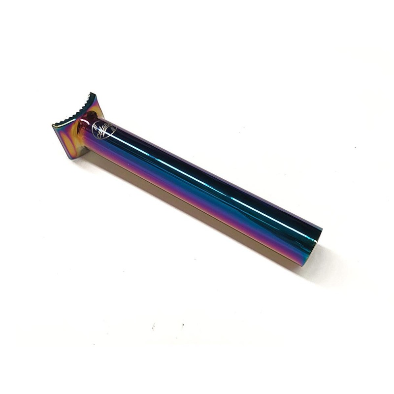Colony BMX Seatpost  (185mm) Rainbow