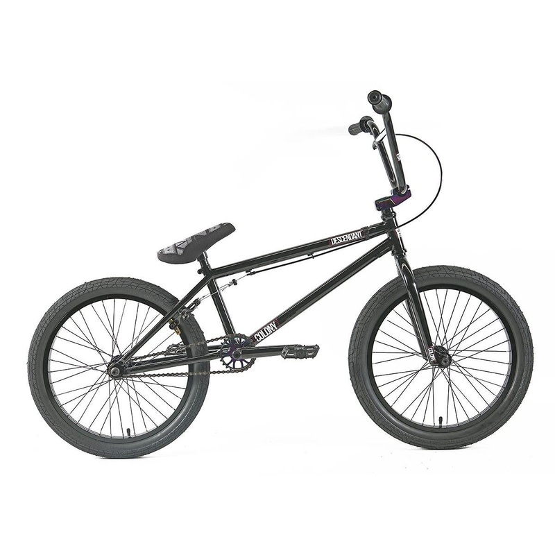 Colony Descendant BMX Bike Gloss Black/Rainbow (2019)