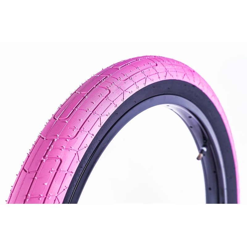 Colony Grip Lock BMX Tyre 20 x 2.35 Pink/Black
