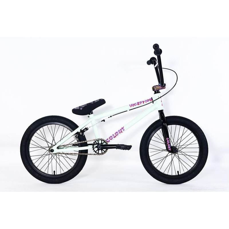 Colony Inception 18.0in BMX Bike Mint/Rainbow (2018)