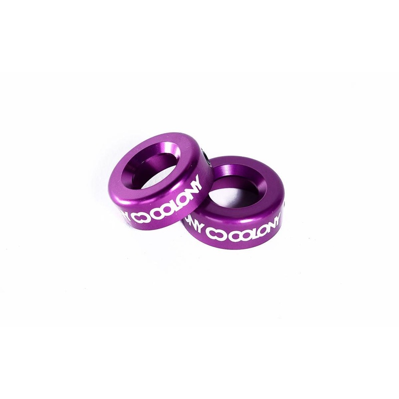 Colony Konka BMX Bar End Caps Purple