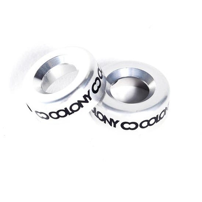 Colony Konka BMX Bar Ends Polished Silver