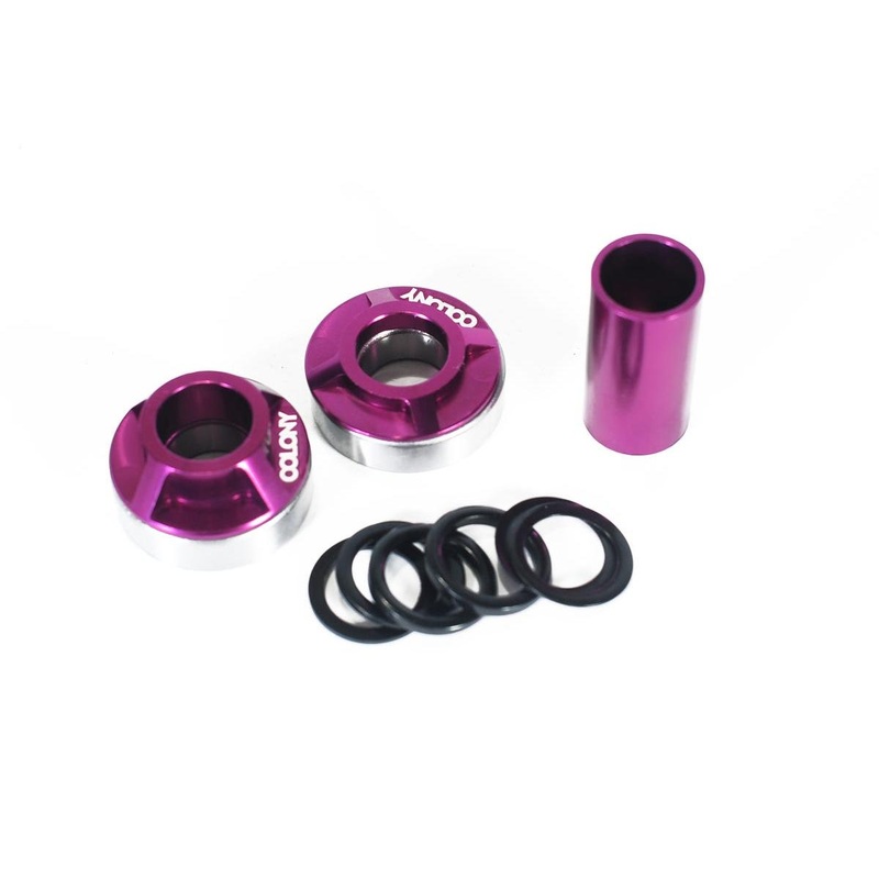 Colony Mid Bottom Bracket 22mm Purple