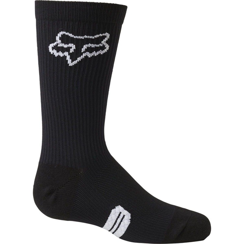 FOX Ranger Youth 6" Crew Socks Black