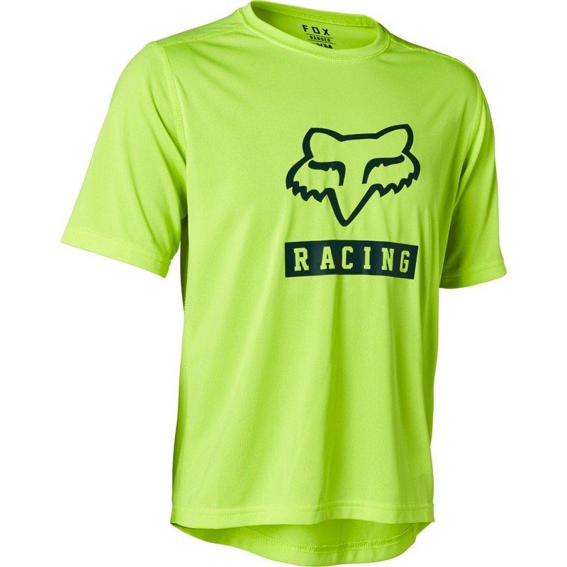 FOX Ranger Youth Short Sleeve Jersey Fluorescent Yellow (2021)