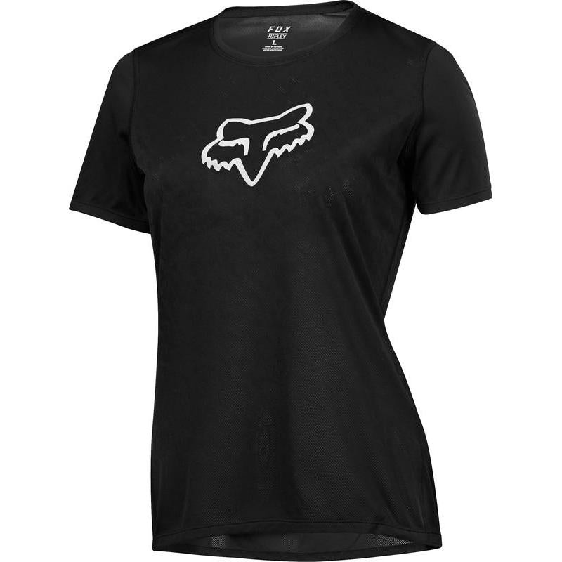 FOX Ripley Womens Jersey CNTR Black