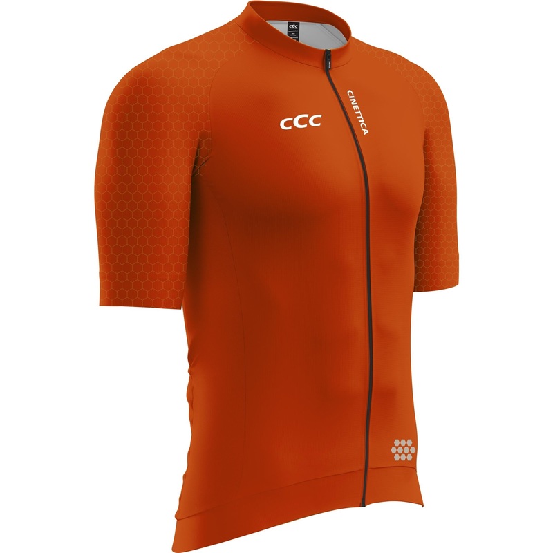 Cinettica Jersey Victory Short Sleeve Road Jersey Orange