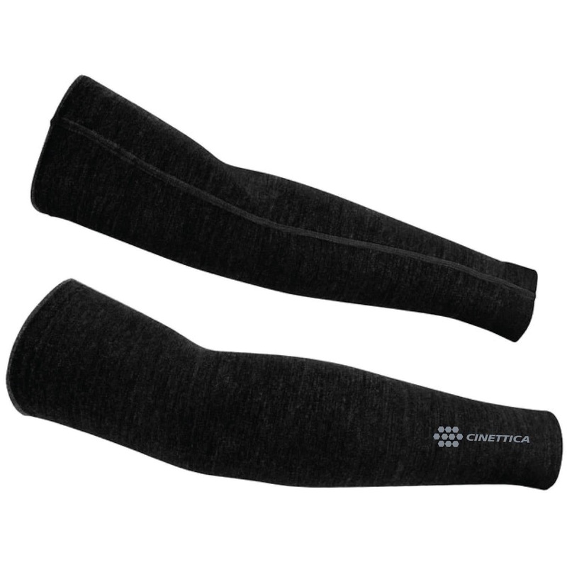 Cinettica Merino Wool Blend Arm Warmers Black