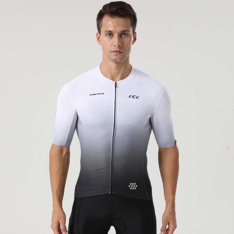 Cinettica Proton Short Sleeve Jersey Black/White Fade