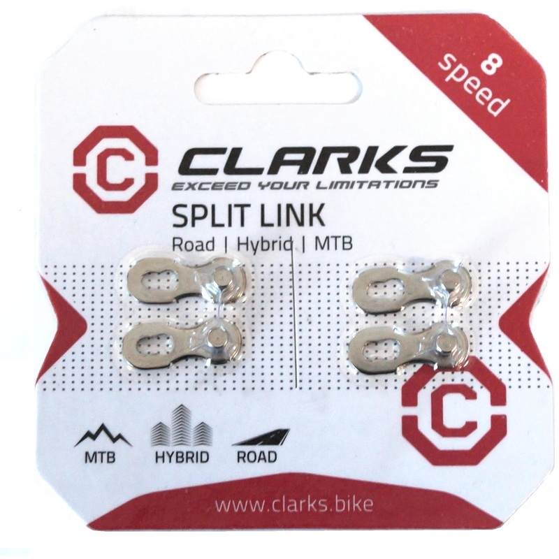 Clarks Split Link 5-8 Speed Silver 2-Pack