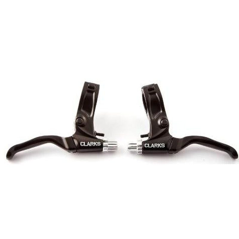 Clarks V Brake Levers Pair Black Hinged Clamp