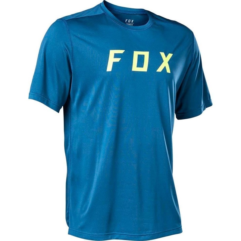 FOX Ranger Short Sleeve Jersey Blue/Yellow 2020