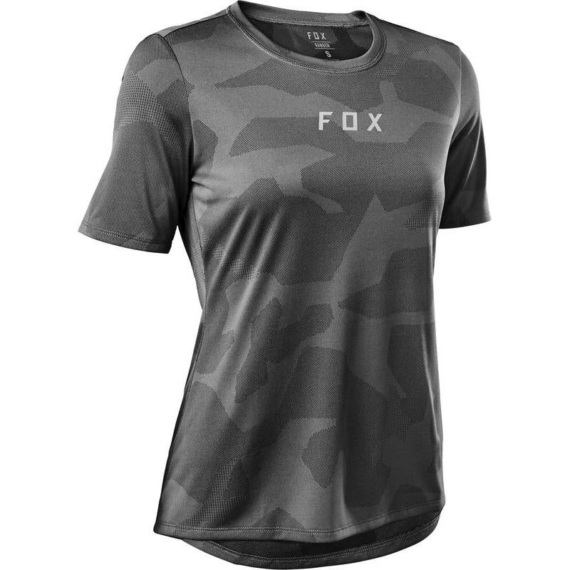 Fox Ranger Tru Dri Womens MTB Jersey Black Camo 2022