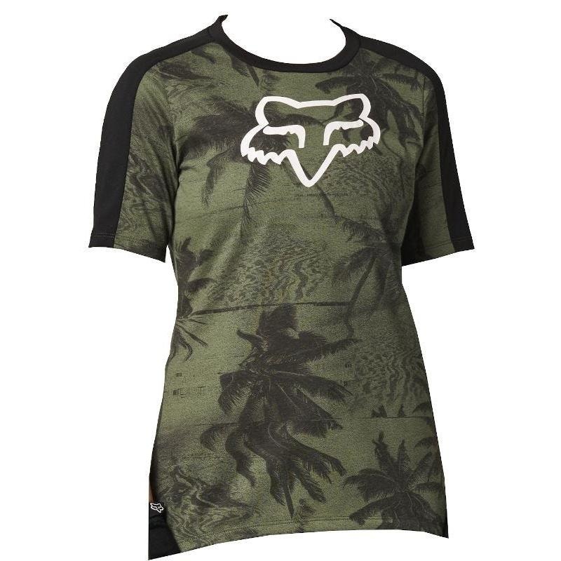 FOX Ranger Women's DriRelease Short Sleeve Jersey Olive Green