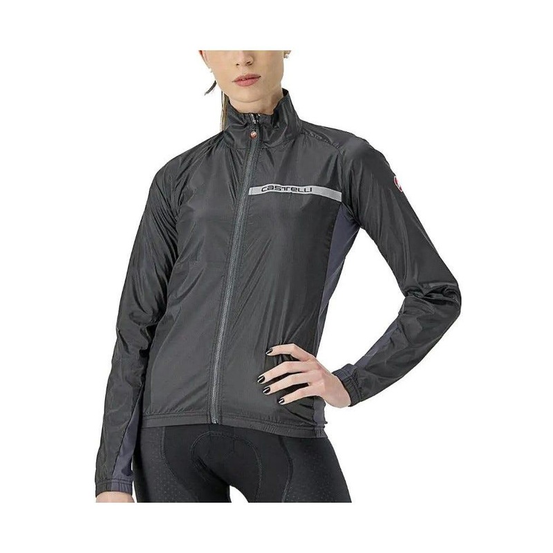 Castelli Squadra Stretch Women's Jacket Black/Dark Grey