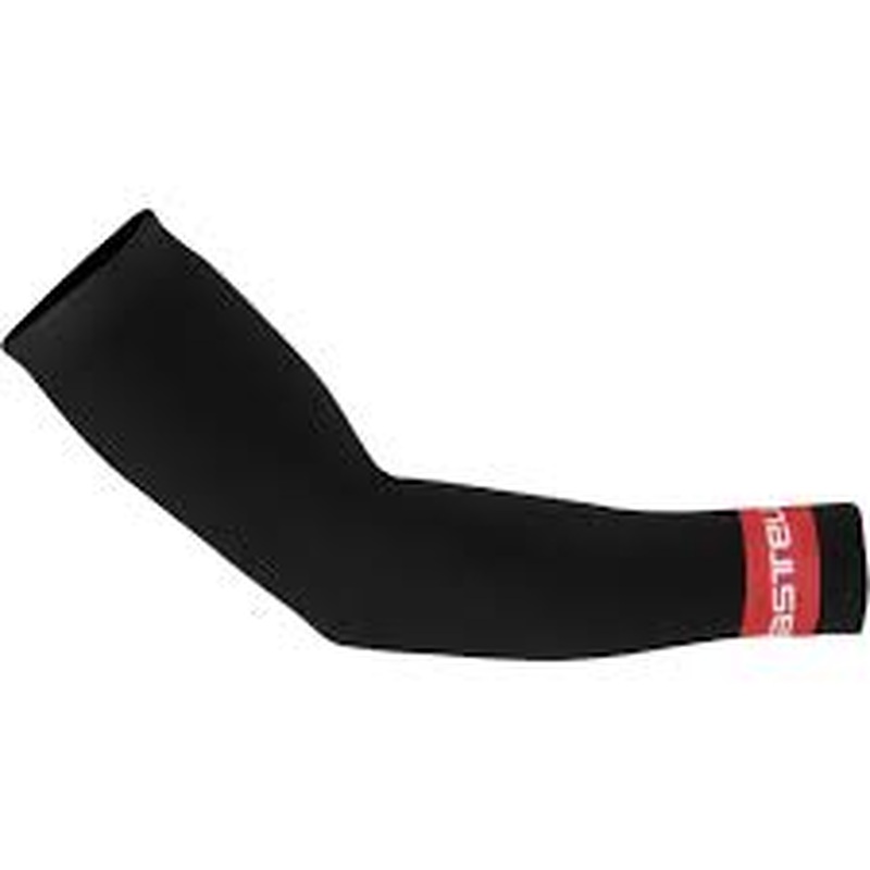 Castelli Thermoflex Armwarmer Black/Red Extra Large