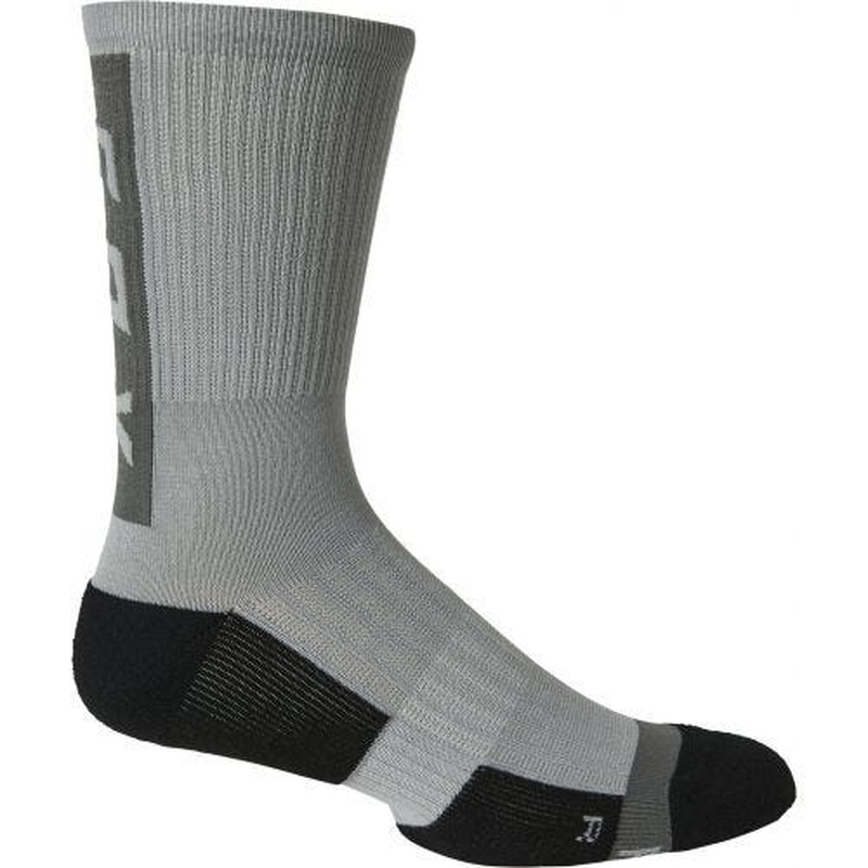Fox Ranger Cushion Lunar 8" Socks Lite Grey