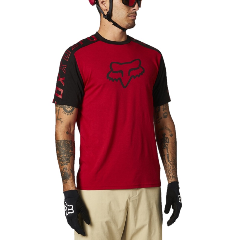 FOX Ranger DR Short Sleeve Jersey Chili