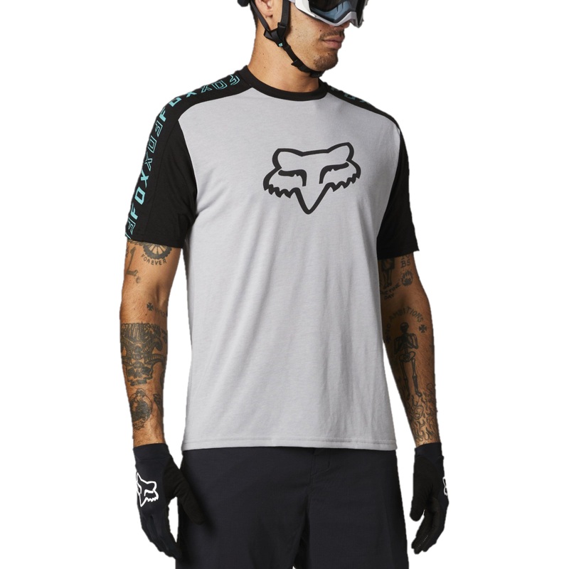 FOX Ranger DR Short Sleeve Jersey Steel Grey