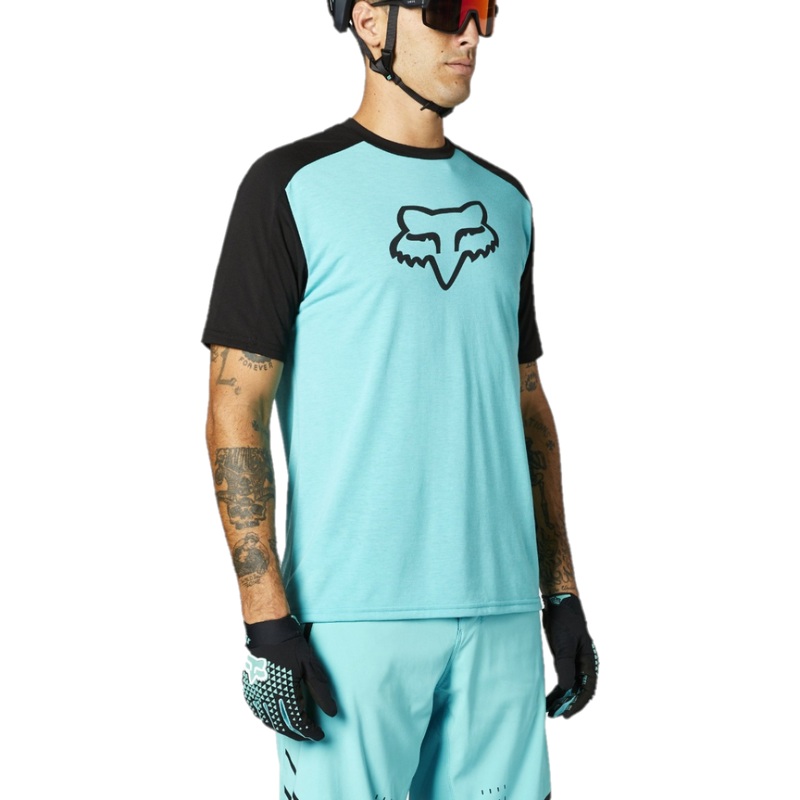 FOX Ranger DR Short Sleeve Jersey Teal