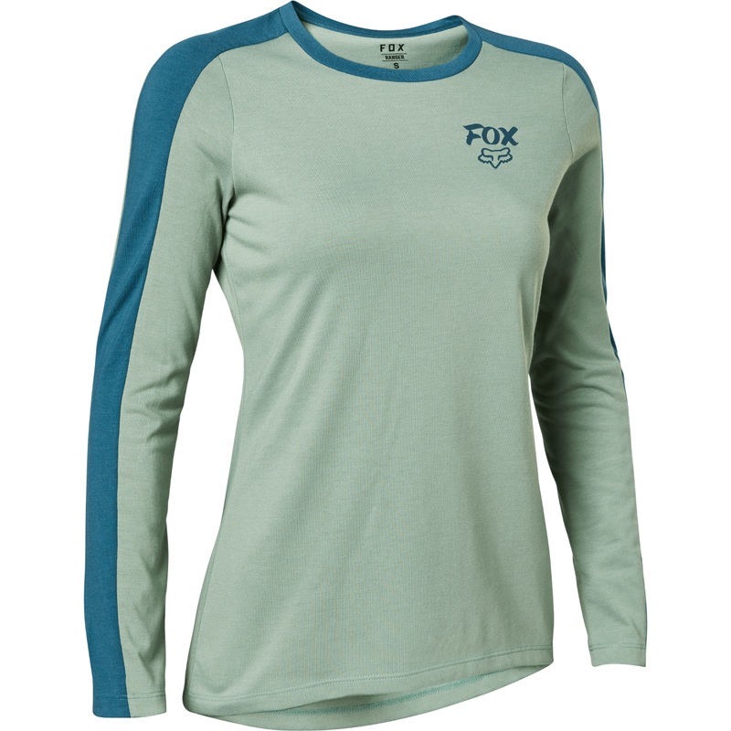FOX Ranger Drirelease Womens Mid Long Sleeve Jersey Sage 2021