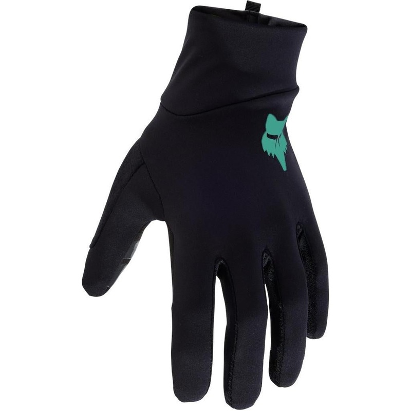 Fox Ranger Fire MTB Gloves Black/Aqua 2025