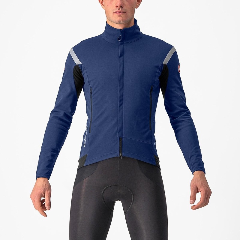 Castelli Perfetto Ros 2 Jacket Belgian Blue/Silver Gray