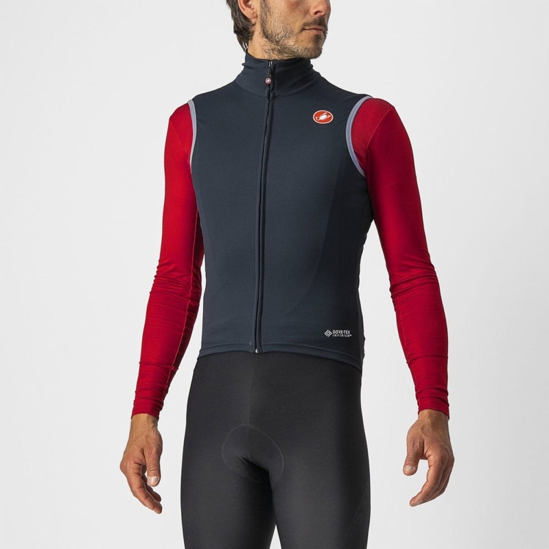 Castelli Perfetto Rossa Corsa Men's Vest Light Black