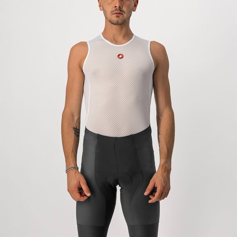 Castelli Pro Issue Sleeveless Base Layer White