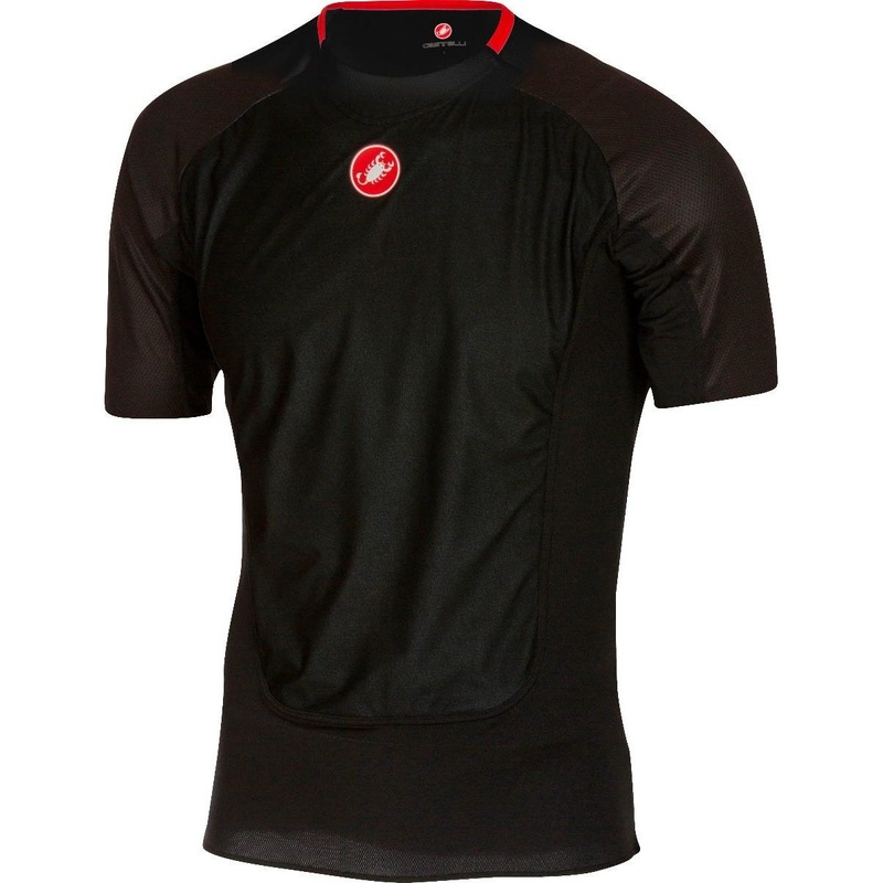 Castelli Prosecco Wind Short Sleeve Base Layer Black