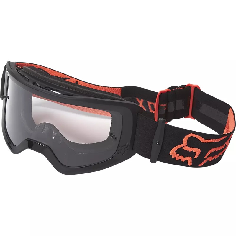 FOX Main Stray Youth Goggle Orange/Black with Clear Lens 2023