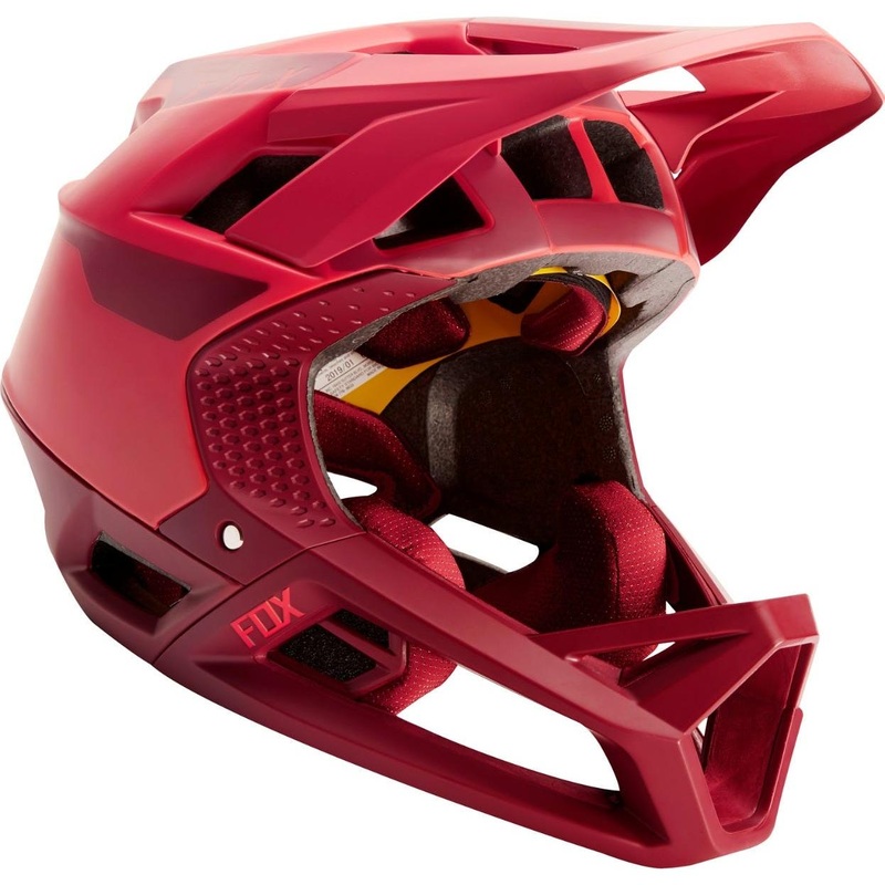 FOX Proframe Quo Fullface Helmet Bright Red