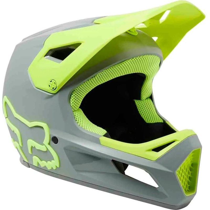 FOX Rampage Fullface MIPS Helmet Ceshyn Grey/Fluoro 2023