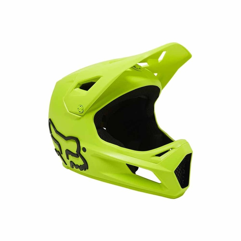 FOX Rampage MIPS Full Face Youth Helmet Fluoro Yellow