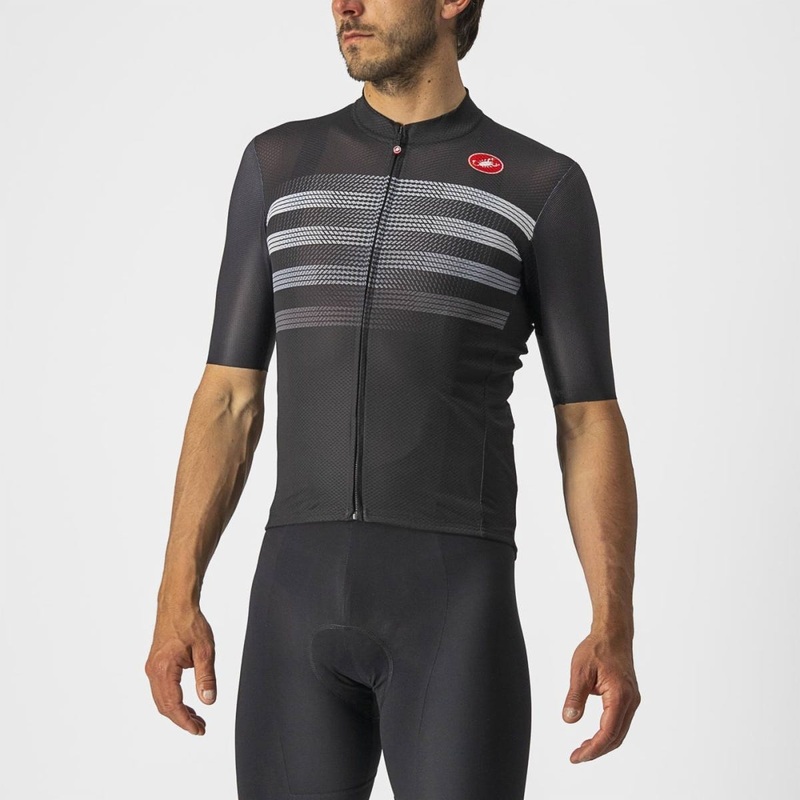 Castelli Endurance Pro Jersey Light Black/White