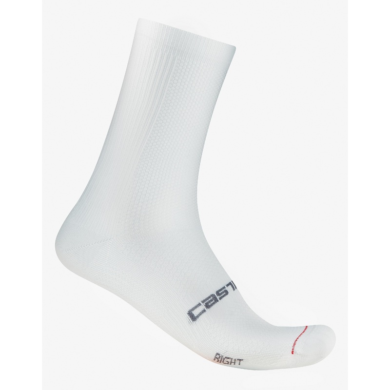 Castelli Espresso 18 Road Socks 18cm White