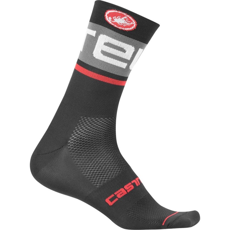 Castelli Free Kit 13 Inch Socks Black/Dark Gray