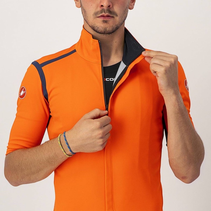 Castelli Gabba Rosso Corsa Jersey Brilliant Orange