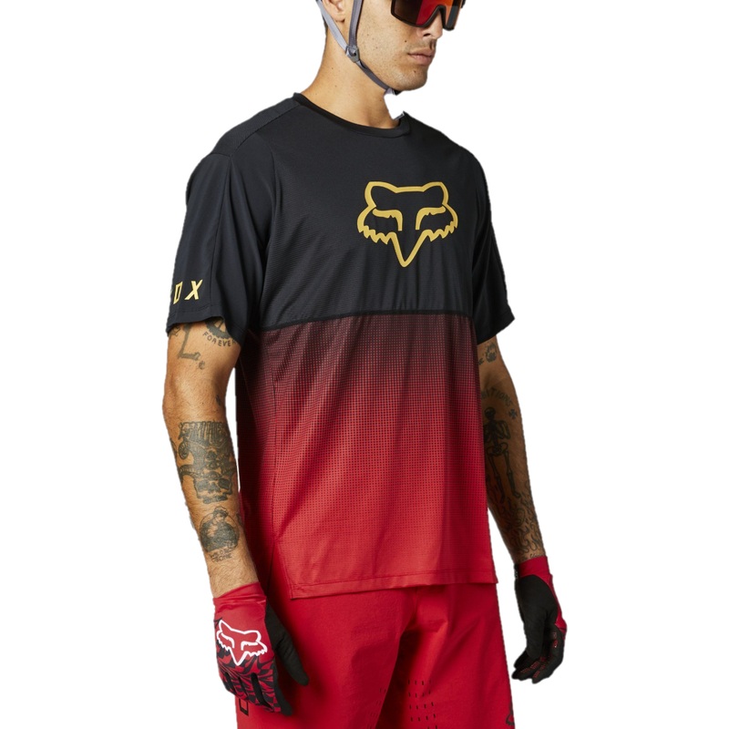 FOX Flexair Short Sleeve Jersey Chili