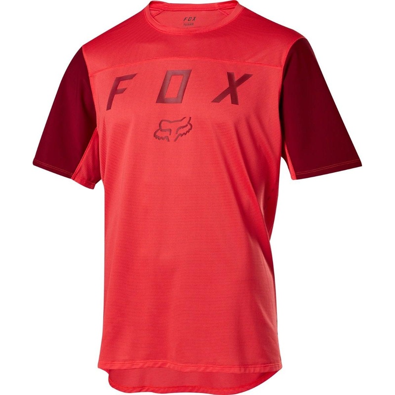 FOX Flexair Short Sleeve Jersey Moth Bright Red