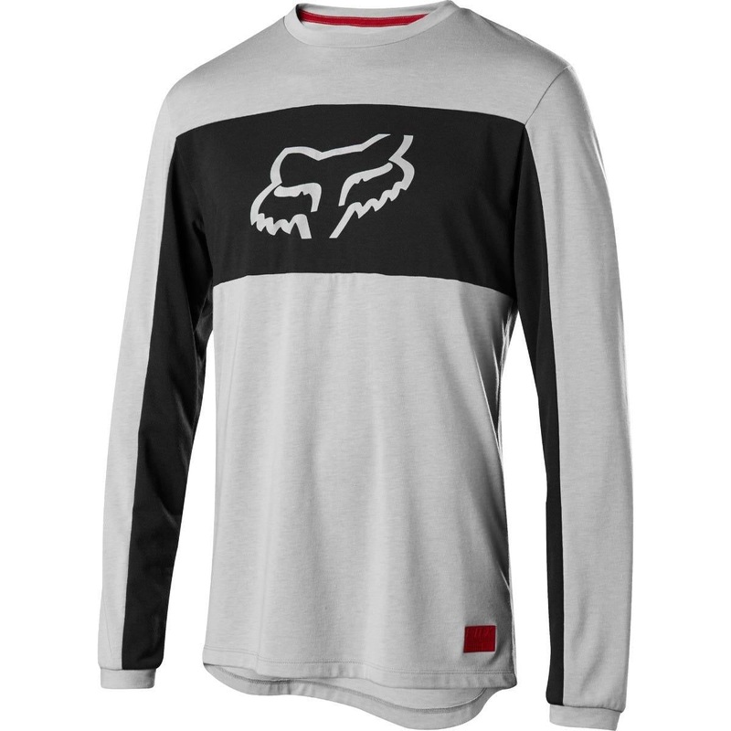 FOX Foxhead Long Sleeve Jersey Steel Grey (2019)