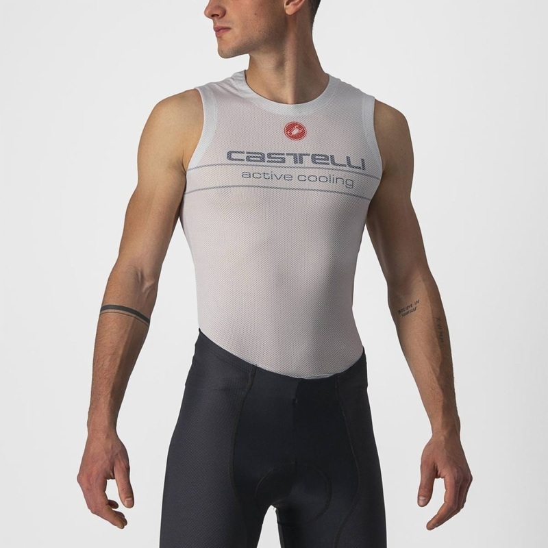 Castelli Active Cooling Sleeveless Undershirt Silver/Grey